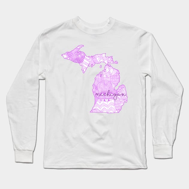 Michigan Long Sleeve T-Shirt by ally1021